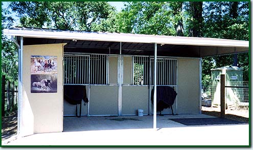 Horse Boarding Facility with stalls and private lockers